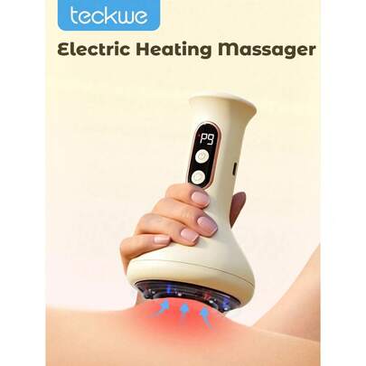 Intelligent 9-Speed Adjustable Cupping Massager, USB Charging, Full Body Heat Therapy Cupping Tool, With 8 Steel Balls, Suitable For Home Use, Long-Lasting Battery