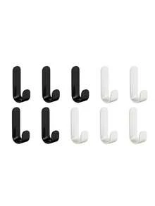 10个免钻孔防水粘钩 - 重型壁挂式挂钩，适用于毛巾、外套和包袋 - 查看 13