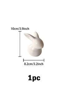 1 tượng thỏ Phục Sinh bằng gốm dễ thương, đồ trang trí nhà cửa tối giản hình thỏ, thích hợp để bàn, trang trí mùa xuân Phục Sinh, quà tặng ngày Valentine, trang trí nhà cửa, lễ Phục Sinh, trang trí mùa xuân, trang trí phòng khách, đồ trang trí sân vườn - Nhiều kiểu dáng - Xem 12