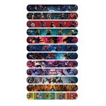 Marvel 12pcs Super Hero Clap Loop Bracelet /Captain// Birthday Party Gift New Year's Gift, Valentine's Day Gift, Easter Gift (Stochastic Style) - Multicolor - View 6