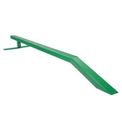 84.9In Skate Grind Rail Portable Skateboard Rail For Scooters, Snowboard Green