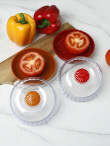 1pc Creative Fruit Pattern Transparent Food Storage Box, Plastic Fruit & Vegetable Fresh-Keeping Box, Leak-Proof Sealed Fruit & Vegetable Snack Box, Banana Avocado Lemon Orange Shaped Storage Box, Outdoor Portable Storage Box, Banana Dedicated Protective Box Anti-Crush, Reusable, Suitable For Fruits & Vegetables - View 11