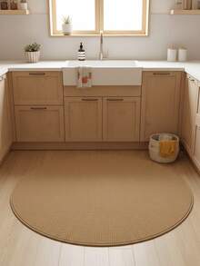 1pc Anti-Scratch Soft Gray Pineapple Plush Round Mat - Non-Slip, Durable Polyester Floor Mat, Suitable For Bedroom Or Living Room Decor, Holiday Gift, Bedroom Carpet, Comfortable Home Accessory, Modern Round Pad, Decorative Rug, Bedroom Decor, Small Rug, Carpet, Home Decor, Living Room Rug, Small Living Room Rug - Multicolor - View 12