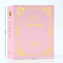 This Is A Classic European Embossed Photo Album. It Consists Of 50 Pages And Can Hold 100 Photos. It Is Perfect For Preserving Photos Of Weddings, Graduation Ceremonies, Travel Experiences, And Children's Growth. - Retro Photo Album - View 2