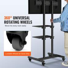 TV Mounts, Stands & Turntables - Black - View 4