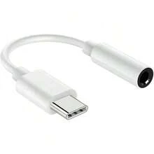 Type-C 转 3.5mm 耳机插孔适配器，USB-C 转 AUX 音频转换线，兼容 16 Pro/15 Pro Max、Galaxy S23/S24 Ultra、Note 20、Pro、苹果笔记本电脑、Pixel XL - Type C to 3.5mm - 查看 1
