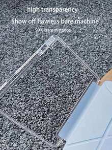 适用于华为Matepad SE 11英寸平板电脑的保护套，Matepad保护壳，高透明亚克力背板，可自由DIY，高品质PU皮革，时尚智能Y型折叠支架，具备自动休眠/唤醒保护功能，兼容2026款新款Matepad 11.5S/2025款Matepad 11.5英寸平板电脑。 - 彩色 - 查看 3