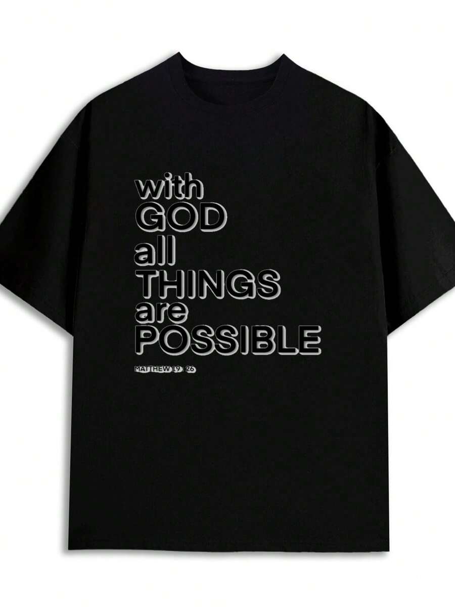 Men Outdoor Tees & Tanks - Black - View 1