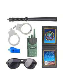 2026 New Costume Set - SWAT Costume Set - Children's Role Play Toys - Grenade - Handcuffs - Baton - COS Props - Parent-Child Interactive Toys - Birthday Gift - Easter Gift - Holiday Gift - Perfect Gift - Gift - Toy - Multicolor - View 8