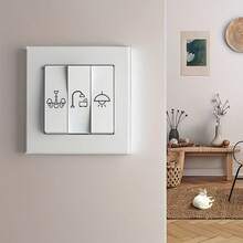 800pcs Self-Adhesive Switch Labels | High Quality Paper, Semi-Glossy, Embroidered, Geometric Pattern, Suitable For Lights, Fans, Heaters, Bedroom, Bathroom, Kitchen, Garage, Laundry Room, Disposable - Multicolor - View 3