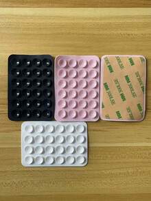 1个硅胶吸盘手机支架，吸盘式手机夹，粘性手机支架，适用于手机 - 白色1件 - 查看 8