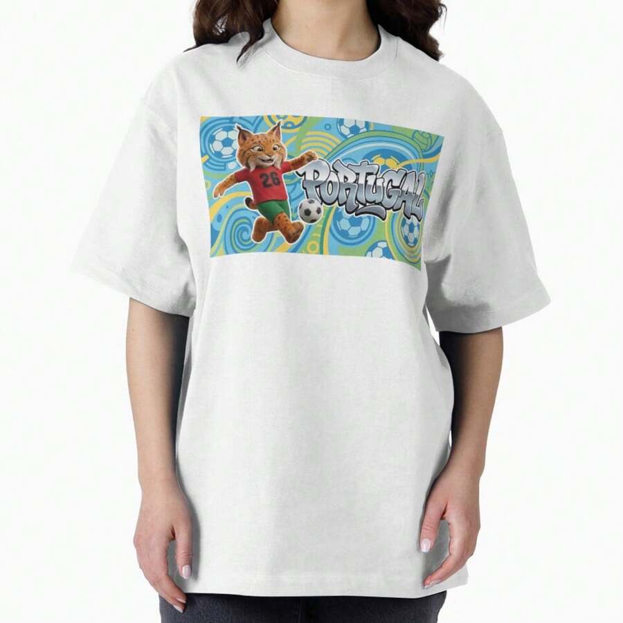 World Cup 2026 Portugal Soccer Team Original Art   T-Shirt - 白色 - 查看 1