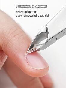 5/3/2/1 件套不锈钢指甲钳套装，指甲及角质层修剪器，美甲工具 - 銀色 - 查看 4