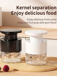 1pc Cherry/Date Pitter. Compact Kitchen Tool, Suitable For Pitting Cherries, Dates, Etc. Compact Design | Durable Kitchen Gadget. - Multicolor - View 4