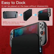 Clear Dockable Case For N2 Switch 2 (2025) 7.9", Slim Protective Cover With Soft TPU Grip & Hard PC Back, Joy-Con Detachable, Anti-Scratch - View 4