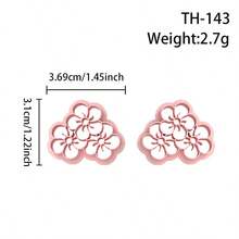 Plastic Polymer Clay Cutters & Flower Shape - DIY Crafting With Precise Cutting Edges For Handmade Clay, Jewelry Beads, Resin Charms - Molding Die For Polymer Clay Art Supplies (Compatible With DIY Kits) - TH143 - View 20