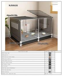 Transparent Visible Chick Rearing Cage With Wheels, Removable Pull-Out Tray, Easy To Clean, Small Chicken Duck Pet Cage - Multicolor - View 17