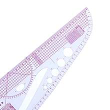 3245件装透明塑料法式曲线尺，缝纫拼布脚尺，布料裁剪尺 - 3245 - 查看 5