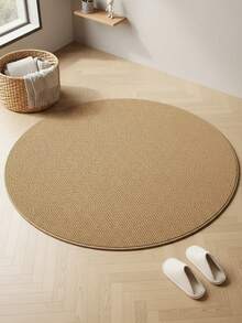 1pc Anti-Scratch Soft Gray Pineapple Plush Round Mat - Non-Slip, Durable Polyester Floor Mat, Suitable For Bedroom Or Living Room Decor, Holiday Gift, Bedroom Carpet, Comfortable Home Accessory, Modern Round Pad, Decorative Rug, Bedroom Decor, Small Rug, Carpet, Home Decor, Living Room Rug, Small Living Room Rug - Multicolor - View 10