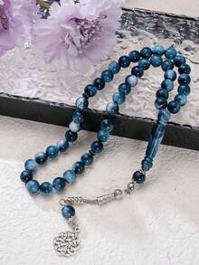 Handmade Muslim Prayer Beads Bracelet, Handhold Rosary Accessories - Multicolor - View 5