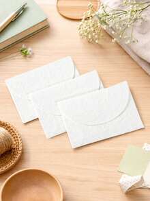 10pcs Solid Color Paper Envelopes, Elegant Invitation Cards Envelopes For Weddings, Birthday Greeting Cards Envelopes, Bridal Shower Gift Card Envelopes, Suitable For Babe Shower Party Thank You Notes, Simple Blank Multi-Purpose Envelope For Love Letter, Photos Storage, Wedding Favors, Birthday Gifts, Graduation Ceremony - White - View 7