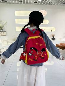 新款可爱卡通小马图案背包，幼儿园及小学学生书包 - A - 查看 2