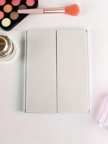 Gương gấp 3 cánh, góc nhìn 360°, mặt kính ABS, gương cầm tay thích hợp cho cắt tóc, cạo râu, trang điểm, gương trong suốt chống sương mù độ nét cao, có thể gập lại, di động, dễ sử dụng, thích hợp cho trang điểm, du lịch, làm quà tặng, không cần pin. - Nhiều màu - Xem 14