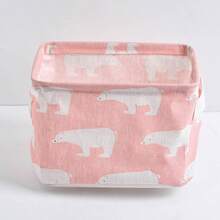 Keranjang Penyimpanan Linen Lipat 4/3/2/1 buah, Kotak Organizer Kapasitas Besar, Keranjang Penyimpanan Serbaguna, Cocok untuk Meja, Lemari, Pakaian, Dapur, Kamar Mandi, Kamar Tidur, Ruang Tamu, Asrama, Organizer Penyimpanan, Perlengkapan Perjalanan - Krem - View 16