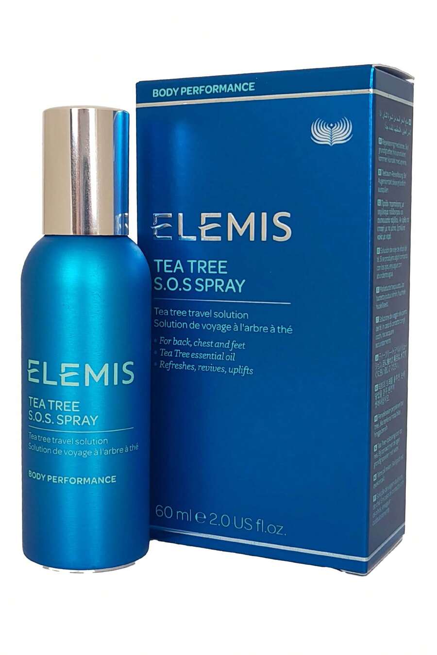 Elemis Tea Tree SOS Spray For Back Chest Feet 60ml Refresh, Revive, Uplift - Tea Tree - View 1