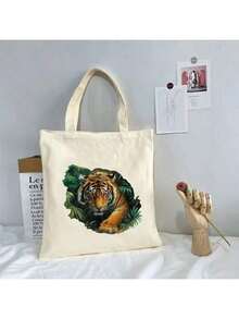 1pc/2pcs/3pcs Jungle Tiger DIY Heat Transfer Stickers, Suitable For T-Shirts, Hoodies, Jeans, Canvas Bags And Other Handmade Clothing, Jungle Theme, Animal Print, Durable Adhesive, Heat-Resistant Material, Decorative Stickers, Clothing Decoration, Craft Hobby, Fashion DIY Enthusiasts - L - View 8