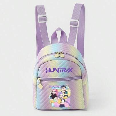 Hasbro 这款Kpop恶魔猎人组合糖果色背包，采用动漫风格设计，甜美可爱，功能多样，是女孩们的理想之选。它轻便实用，容量充足，是上学、通勤和外出游玩的完美伴侣。这款背包外观时尚，轻巧便携，深受女孩们的喜爱，是返校季、旅行季、生日礼物以及收藏的理想之选。
