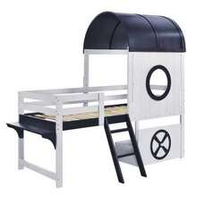 Bed Bases & Foundations - White+Black Blue - View 10