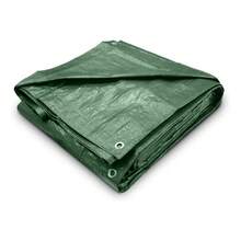 Lona Impermeable Exterior 90gr con Ojales, Toldo Protector Multiusos contra Lluvia y Sol, Cubierta para Muebles de Jardín, Barbacoa, Leña, Suelo y Camping, Resistente, Disponible en Varias Medidas - A - Ver 1