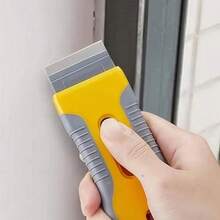 1pc Two Tone Cleaning Scraper,Suitable Kitchen,Bathroom,Home,Household Supplies - A - Xem 4