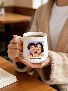 Cốc cà phê in ảnh cá nhân, bình nước tùy chỉnh, cốc sứ in tên cá nhân, cốc kỷ niệm cá nhân, quà tặng cá nhân (cho gia đình, phụ nữ, nam giới), quà tặng ngày lễ - Nhiều màu - Xem 4
