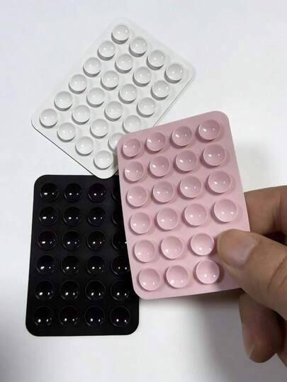 1pc Silicone Suction Cup Phone Holder, Suction Cup Phone Grip, Sticky Phone Stand, Suitable For Phone