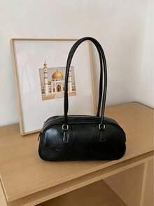 黑色单肩包，芭蕾舞风格设计，通勤旅行两相宜，休闲必备，送礼佳品。 - 黑色 - 查看 1