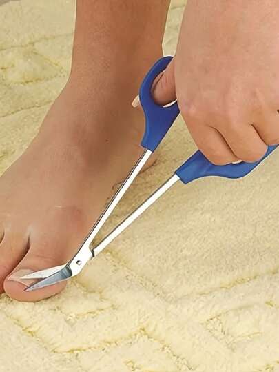 1/2pcs Thick Toenail Clipper, Long Handle Design - Precise Toenail Clipper, Suitable For Thick Nails, Also Capable Of Cutting Calluses, Essential Tool For Manicure & Pedicure | Ergonomic Design | Metal Structure