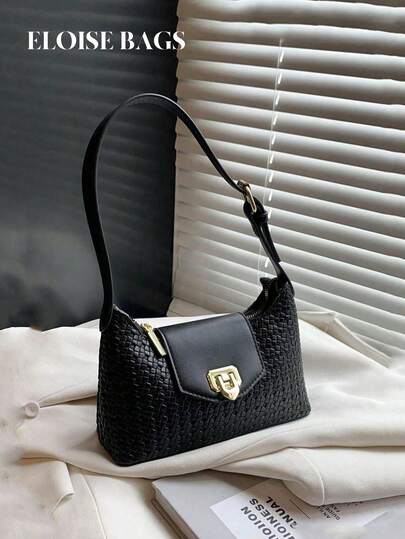 2025 新款时尚简约腋下法棍包，女士单肩斜挎包