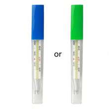 Home high-temperature measuring device, home thermometer, mercury-free glass underarm thermometer | Large children's thermometer (without mercury, without mercury content) - (sin mercurio, sin contenido de mercurio) - Ver 3