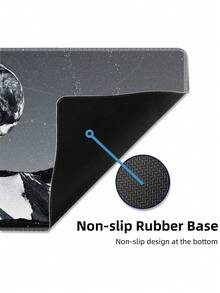 Desk Mat, Edged Mouse Pad, Large Desk Pad, Non-Slip Gaming Mouse Pad, Laptop Desk Mat, Office Desk Writing Pad, Suitable For Office And Home - View 9