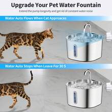1pc Automatic Sensing Cat/Dog Water Dispenser, Smart Sensing Type - One Size Fits All - View 6