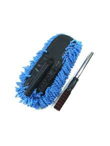 Retractable & Washable Car Duster Wax Mop Cleaning Brush - Multicolor - View 4