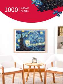 Paper Puzzle Adult 1000 Piece Landscape Animal Map Puzzle Decompression Plane Puzzle Toy Gift (Hobby, Paper Puzzle, Puzzle Decompression, Puzzle, Adult Puzzle, Cute Healing) High Difficulty, Decompression, Plane Puzzle, Birthday, Mother's Day Gift, New Year Small Gift, Cute, Paired Party, Fun Toy. Business Gifts, Festival Gifts, Etc - Multicolor - View 5