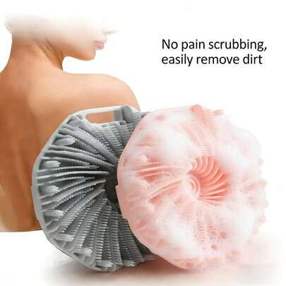 Silicone Bath Brush, Bathroom Bestseller Tornado Shower Brush, Multi-Purpose Massage Scrubber For Exfoliating Without Damaging Skin, Soft Cleaning Scrub Brush