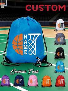 Customizable Polyester Drawstring Bags - Vibrant Colors, Customizable Logo/Text, Name Printing For Teenagers, Suitable For PE Classes, Swimming, Fitness, After-School Club Activities, Etc. Drawstring Bags, Gym Backpacks, Drawstring Gym Bags, Teen Backpacks, Swimming Bags, Beach Bags, Suitable For Fitness, Travel, Sports, Back-To-School Sports Backpacks, Multi-Purpose, Large Capacity, Multi-Functional, And Colorful.,Bags For Ladies Fashionable - Multicolor - View 1