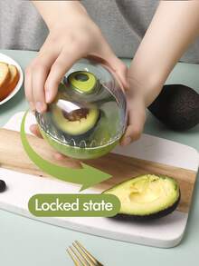 1pc Creative Fruit Pattern Transparent Food Storage Box, Plastic Fruit & Vegetable Fresh-Keeping Box, Leak-Proof Sealed Fruit & Vegetable Snack Box, Banana Avocado Lemon Orange Shaped Storage Box, Outdoor Portable Storage Box, Banana Dedicated Protective Box Anti-Crush, Reusable, Suitable For Fruits & Vegetables - View 7