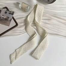 1/2pcs Vintage Neck Tie Polka Dot Scarf, Premium Long Ribbon Fashion Versatile Necktie Hairband Waist Belt Bag Accessory (Slight Color Difference May Exist Between Batches) - Multicolor - View 7