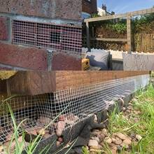 1 Roll 10cm X 5m Anti-Rodent Galvanized Metal Mesh Net, For Covering Vents, Gardens, Homes, Blocking Rats, Squirrels, Birds, Includes 10 Cable Ties - A - View 11