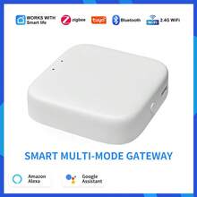 YFK Doodle Zigbee Bluetooth Smart Gateway Center Multi-Mode Automation Controller, Supports Smart Life App Remote Control, Is Compatible With Alexa And  Assistant, And Is Suitable For Smart Home Systems - Multi-mode - View 1